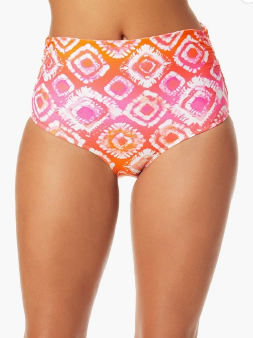 Anne Cole Women's Convertible Shirred Bottom Bikini Swimsuit Size XL 8094